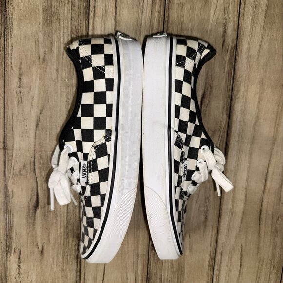 Vans Checkerboard Black White Skater Shoes Off The Wall 6 W 4.5 M - Picture 7 of 10